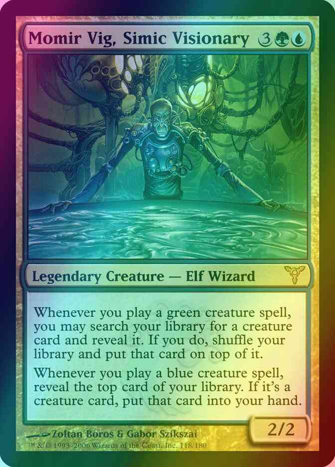 Momir Vig, Simic Visionary [118] [Dissension] [Foil]