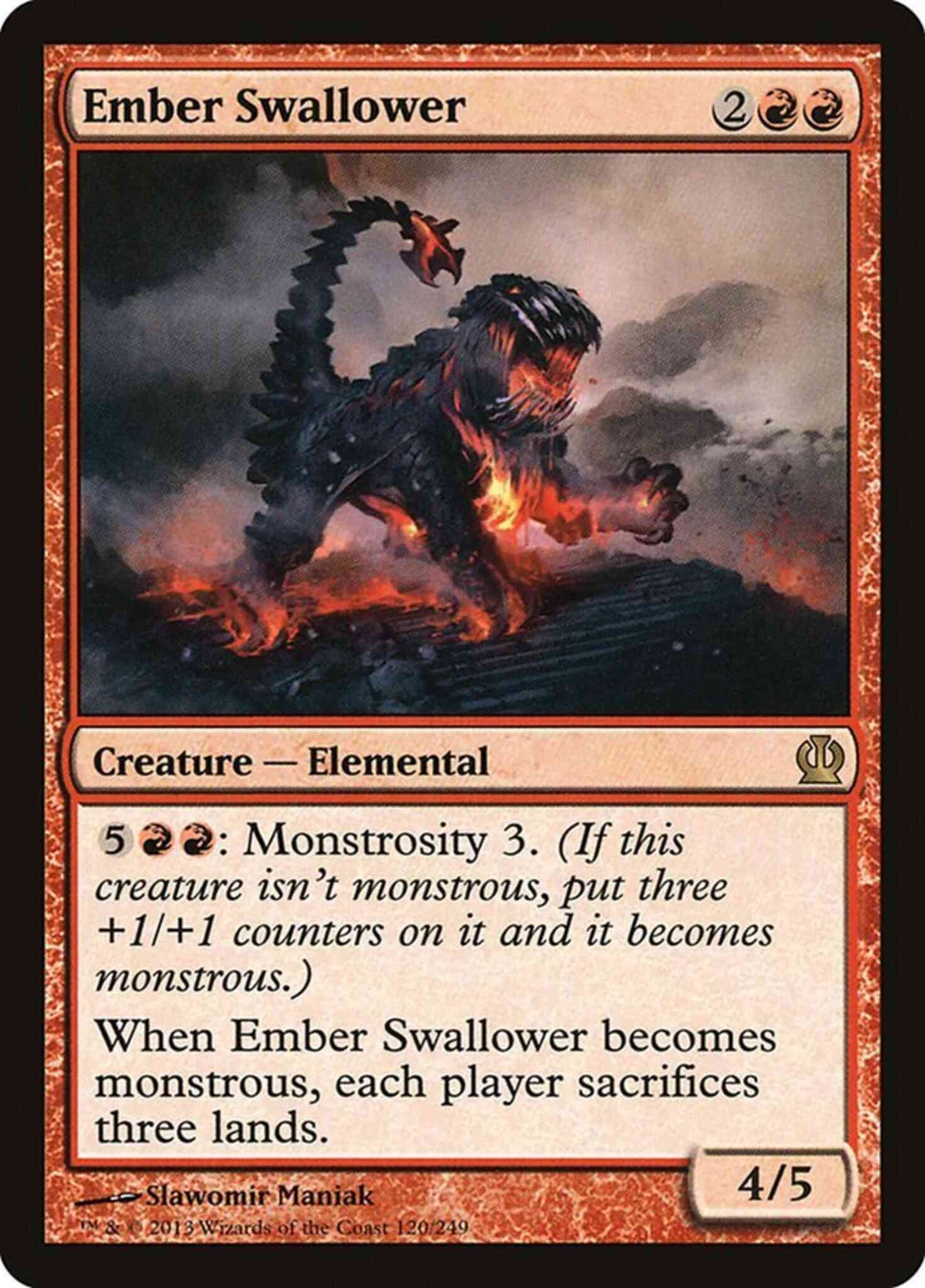 Ember Swallower [120] [Theros] [Non-Foil]