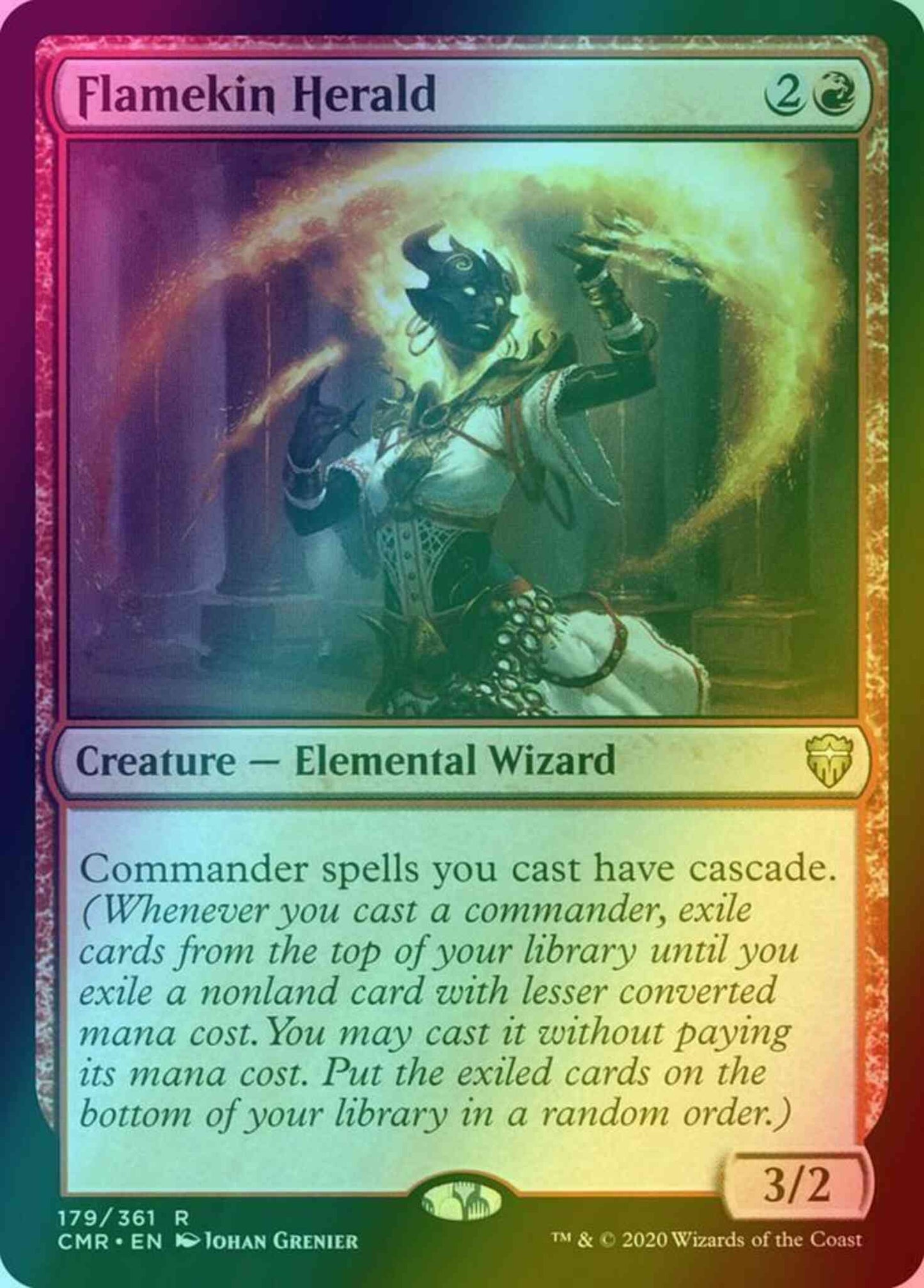 Flamekin Herald [179] [Commander Legends] [Foil]