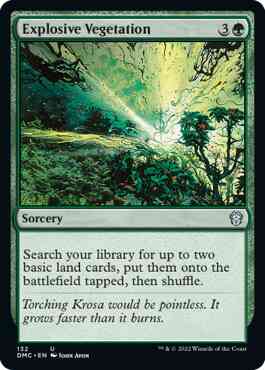 Explosive Vegetation [132] [Dominaria United: Commander] [Non-Foil]