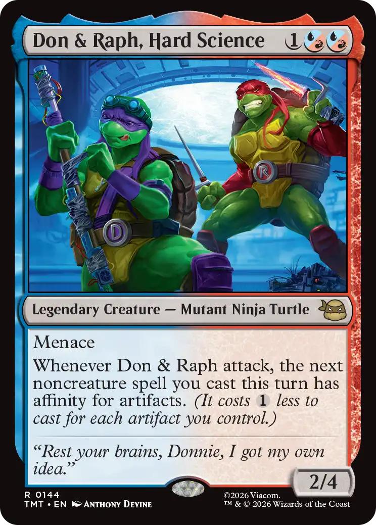 Don & Raph, Hard Science [144] [Teenage Mutant Ninja Turtles] [Non-Foil]