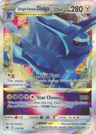Origin Forme Dialga VSTAR - 114/189 - Rare Ultra [swsh10-114] [Ultra]