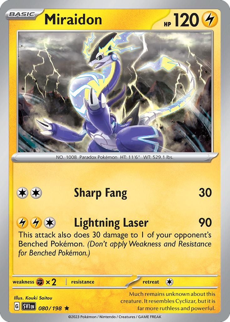 Miraidon - 080/198 - Rare [sv01-080] [Holo]