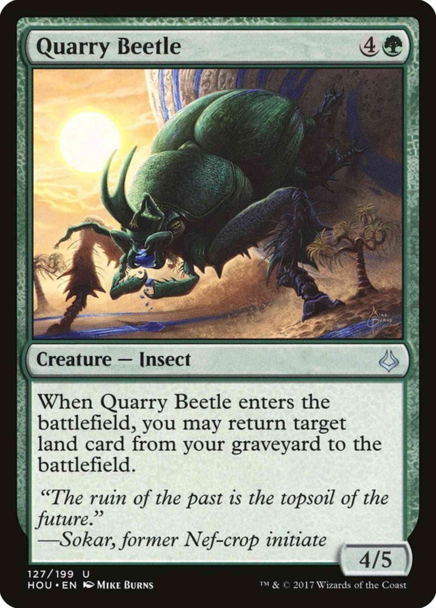 Quarry Beetle [127] [Hour of Devastation] [Non-Foil]