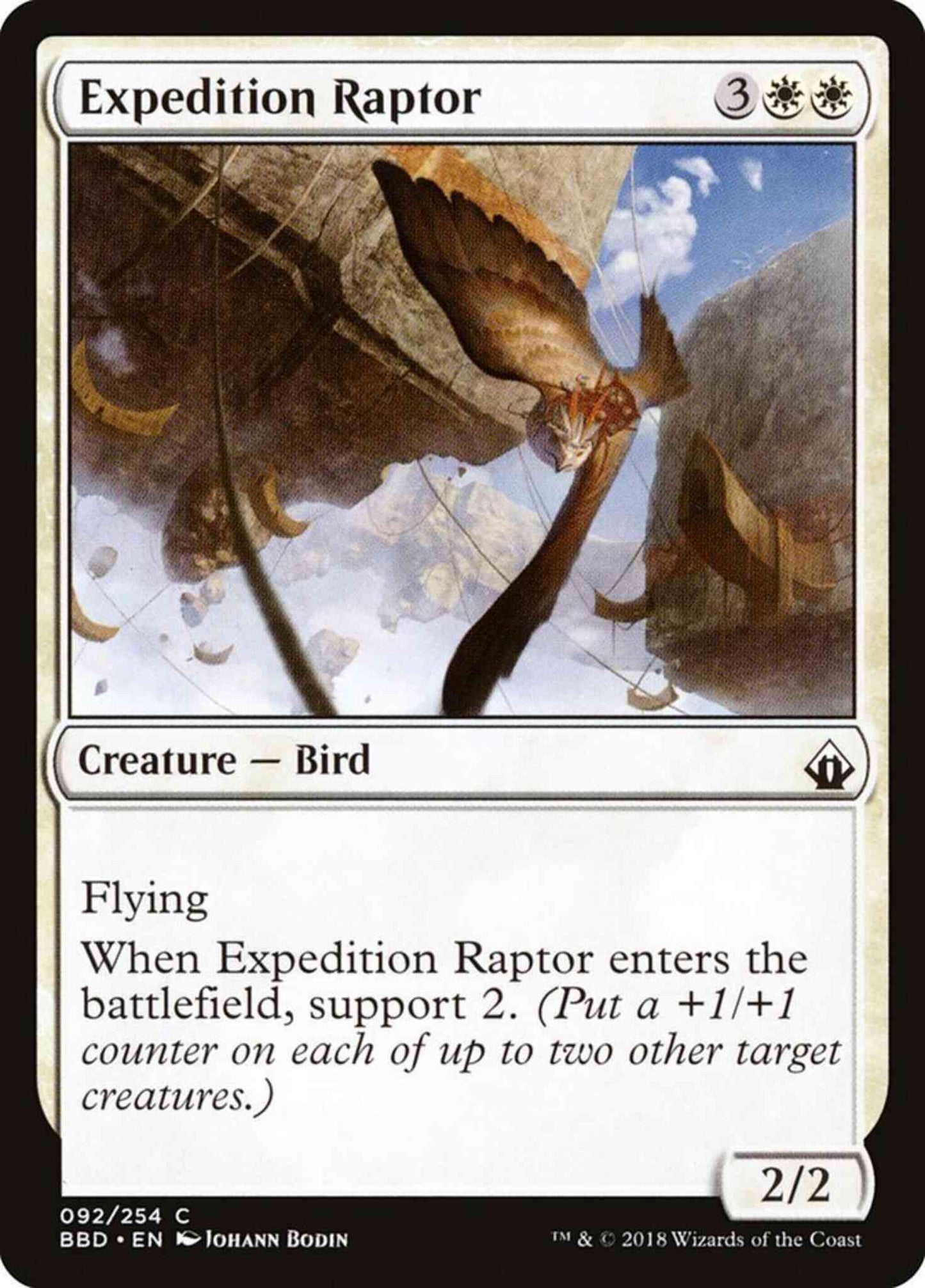Expedition Raptor [92] [Battlebond] [Non-Foil]