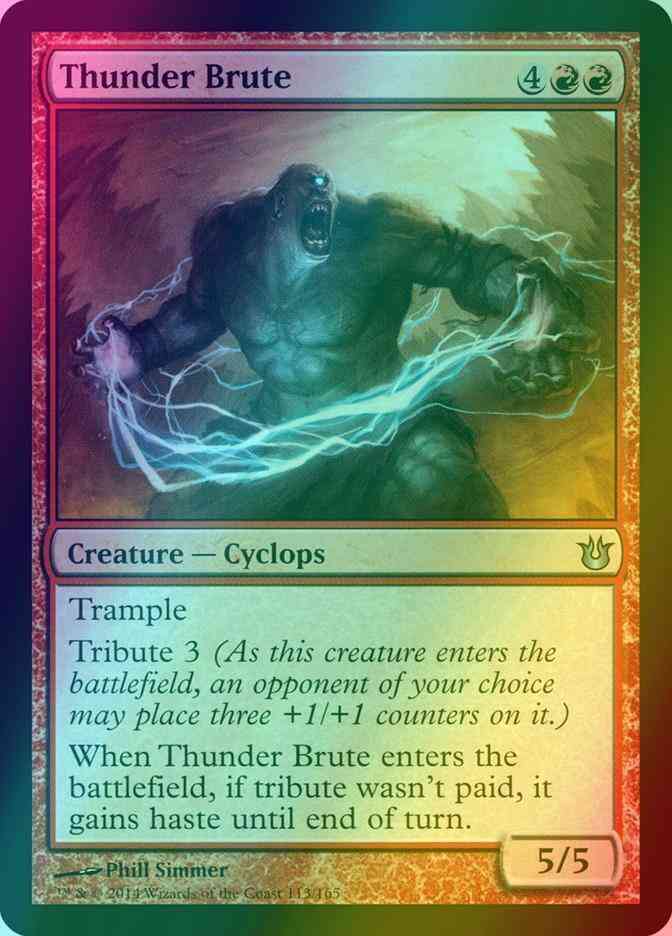 Thunder Brute [113] [Born of the Gods] [Foil]