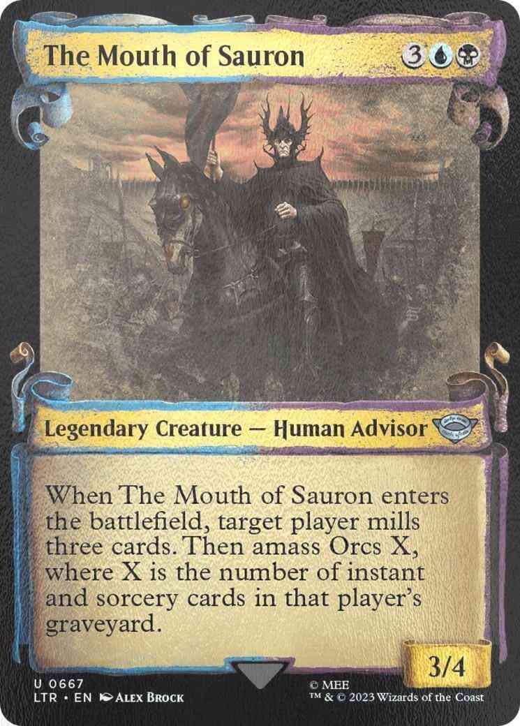 The Mouth of Sauron [667] [Scrolls Showcase] [The Lord of the Rings: Tales of Middle-earth] [Silver Foil]