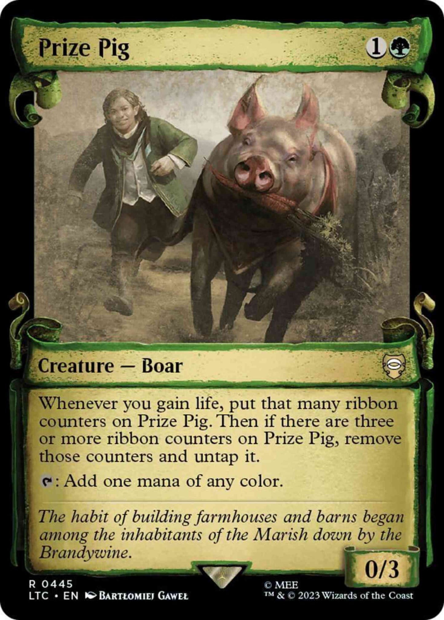 Prize Pig [445] [Scrolls Showcase] [The Lord of the Rings: Tales of Middle-earth: Commander] [Non-Foil]