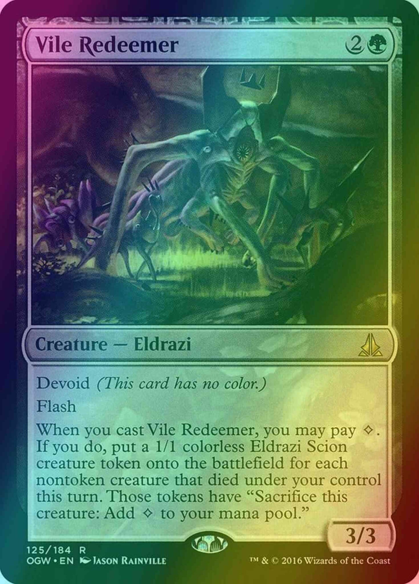 Vile Redeemer [125] [Oath of the Gatewatch] [Foil]