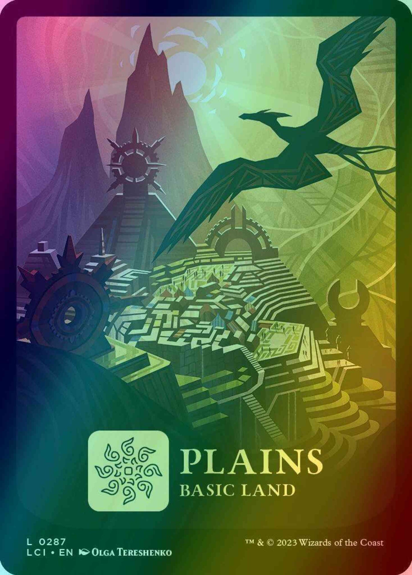 Plains [287] [Full Art] [The Lost Caverns of Ixalan] [Foil]