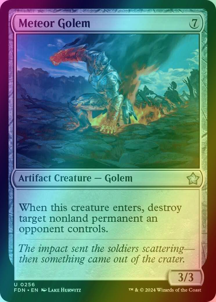 Meteor Golem [256] [Foundations] [Foil]