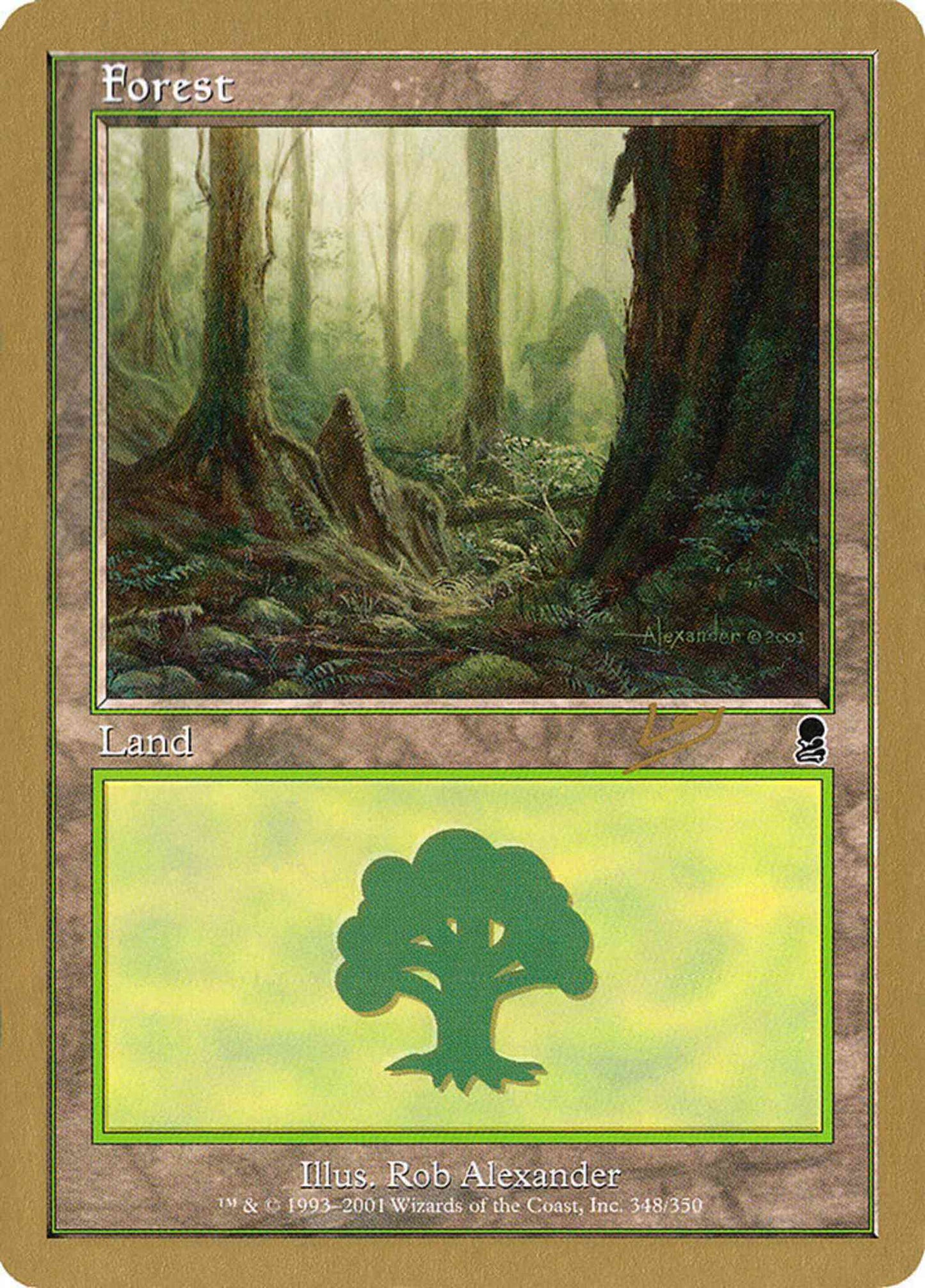 Forest [rl348] [Raphael Levy] [348] [World Championship Decks 2002] [Non-Foil]