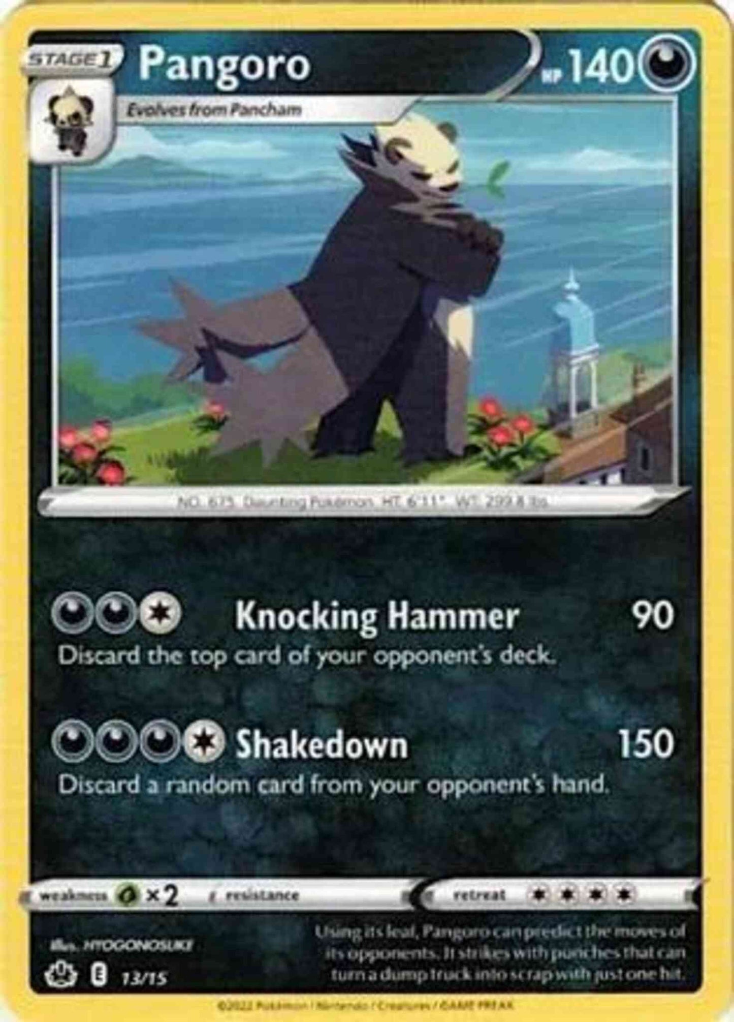 Pangoro - 13/15 - Promo [mcd22-13] [Non-Holo]