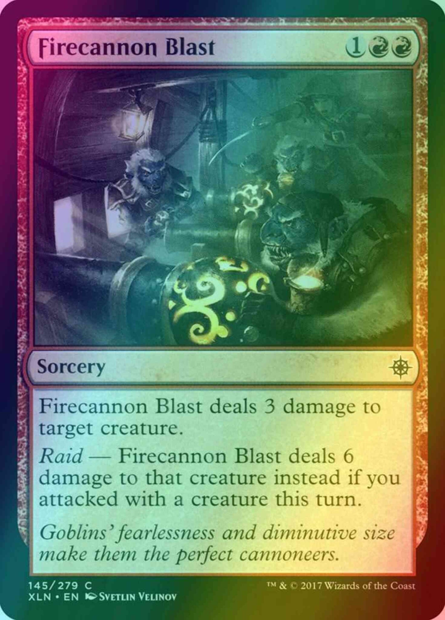 Firecannon Blast [145] [Ixalan] [Foil]