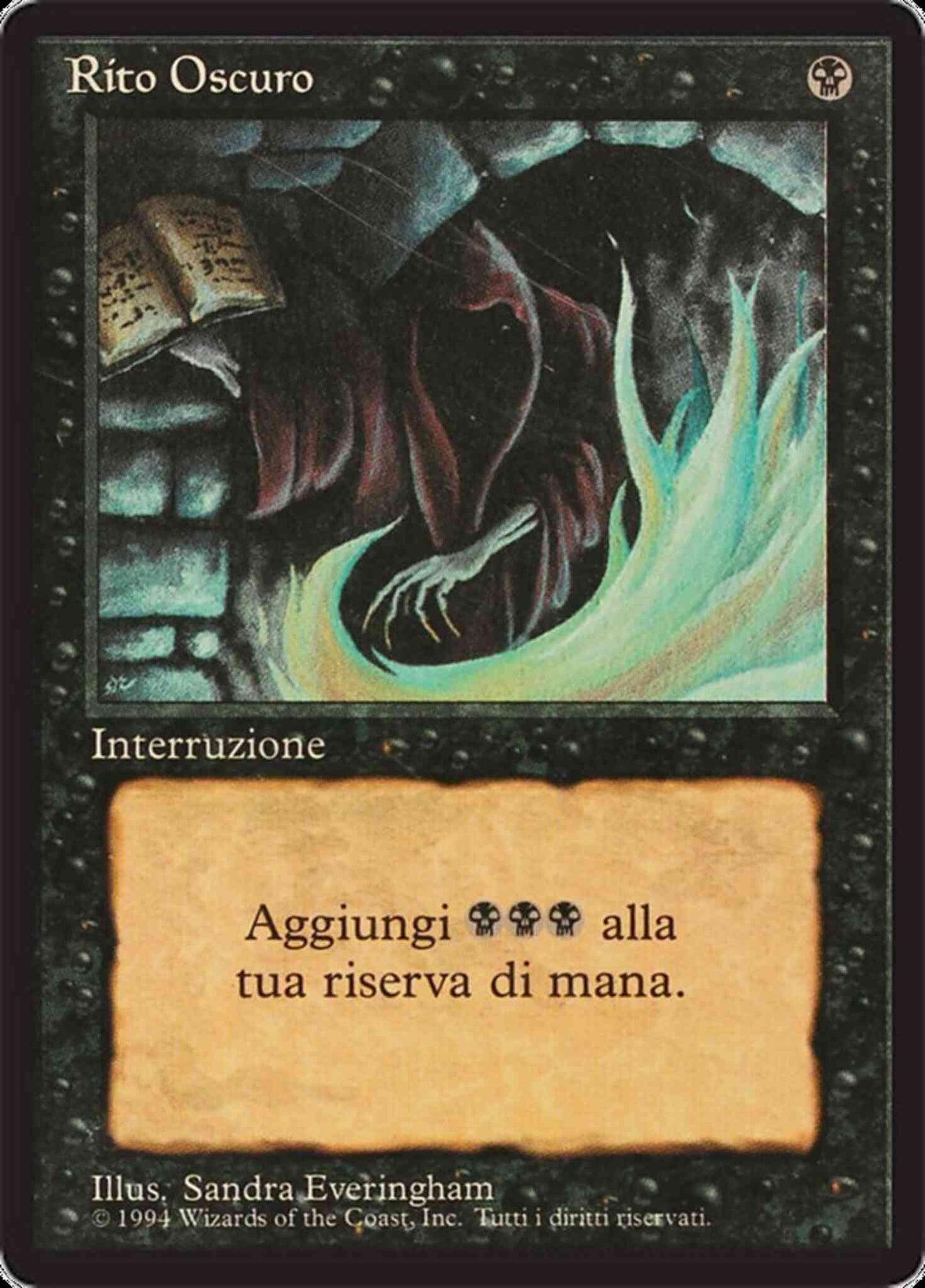 Dark Ritual - Italian [99] [Foreign Black Border: Italian] [Non-Foil]