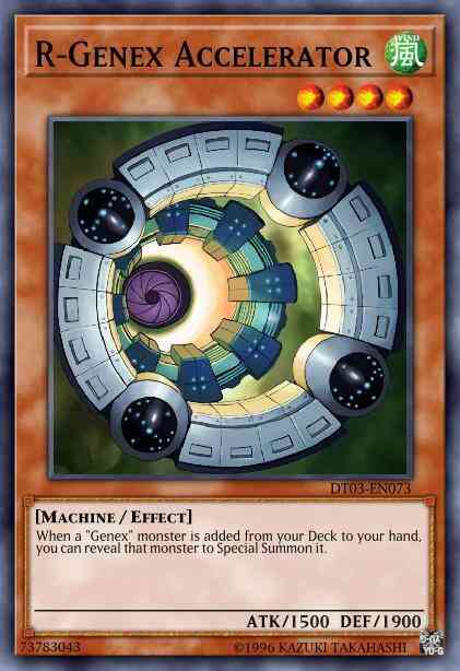 R-Genex Accelerator - HA03-EN045 - Super Rare - 1st Edition