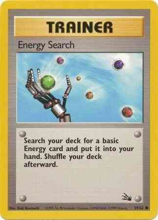 Energy Search - 59/62 - Common - Unlimited [base3U-59] [Non-Holo]