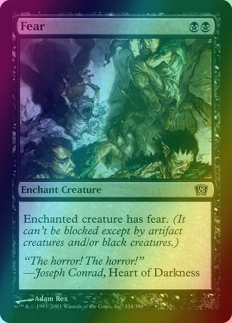 Fear [134x] [Eighth Edition] [Foil]