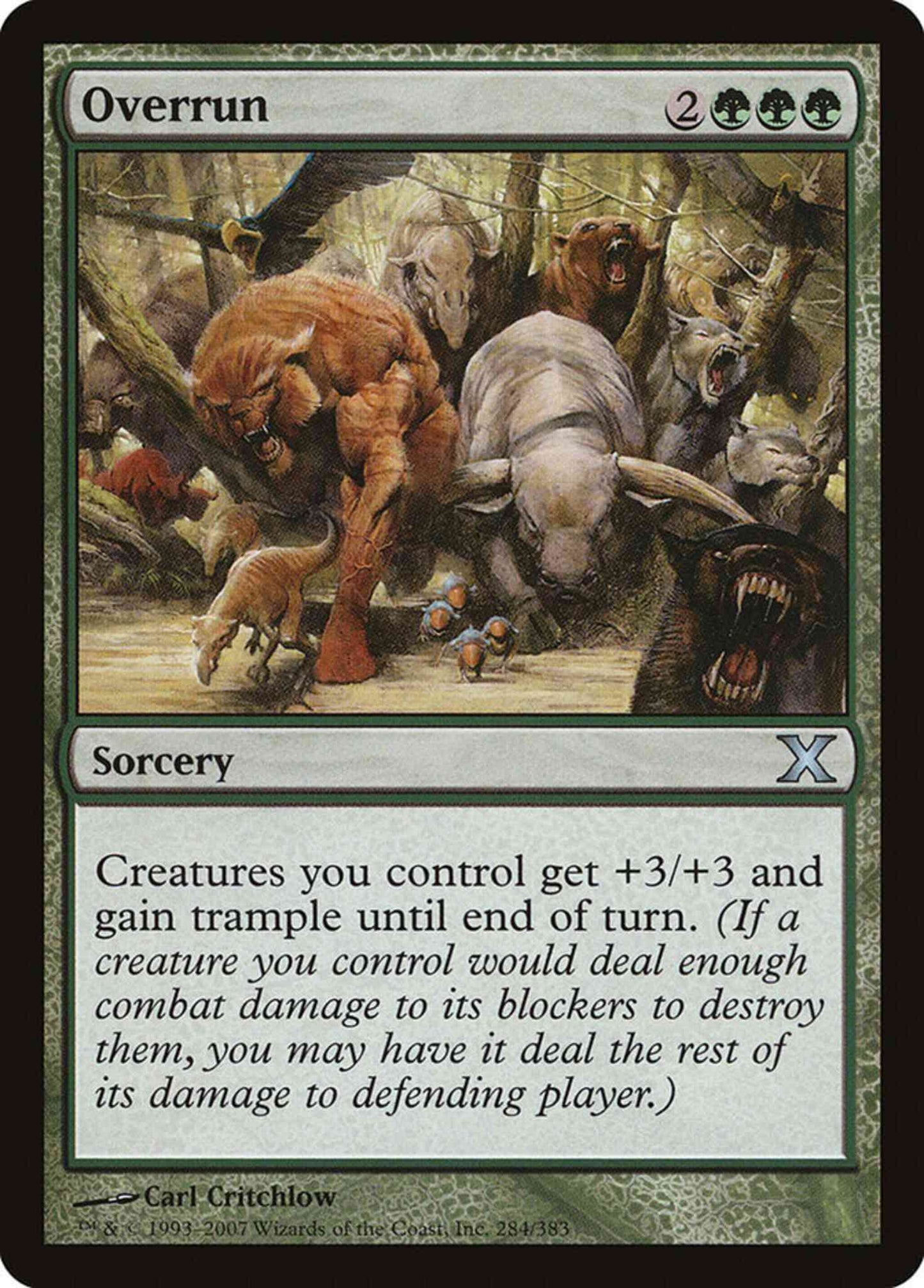 Overrun [284] [Tenth Edition] [Non-Foil]