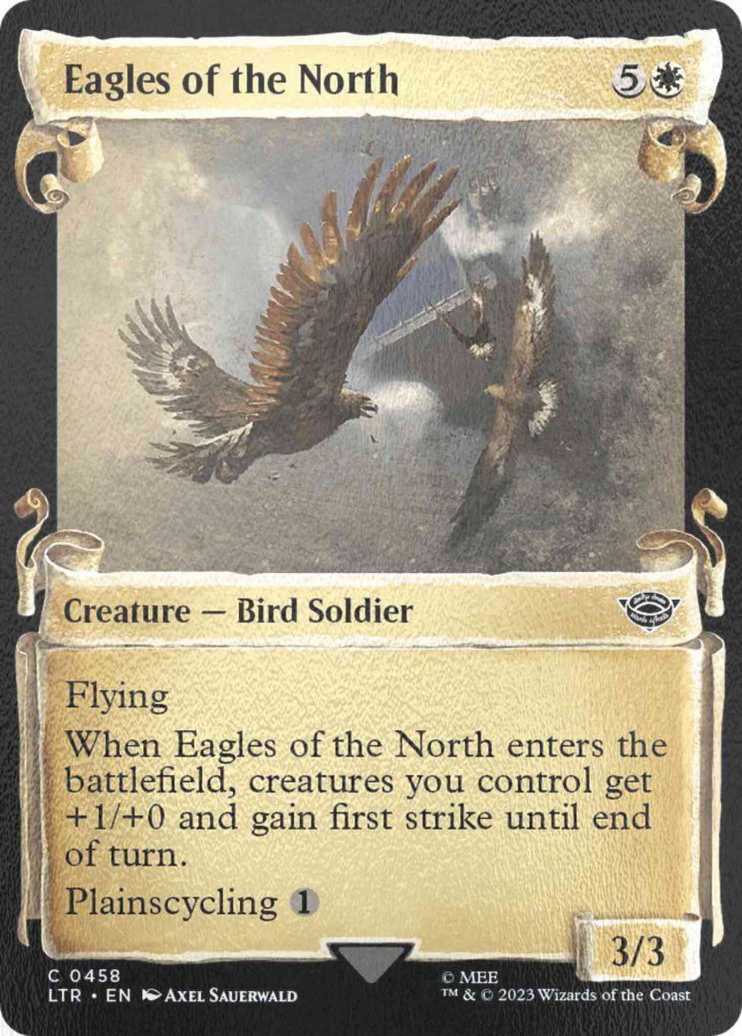 Eagles of the North [458] [Scrolls Showcase] [The Lord of the Rings: Tales of Middle-earth] [Silver Foil]