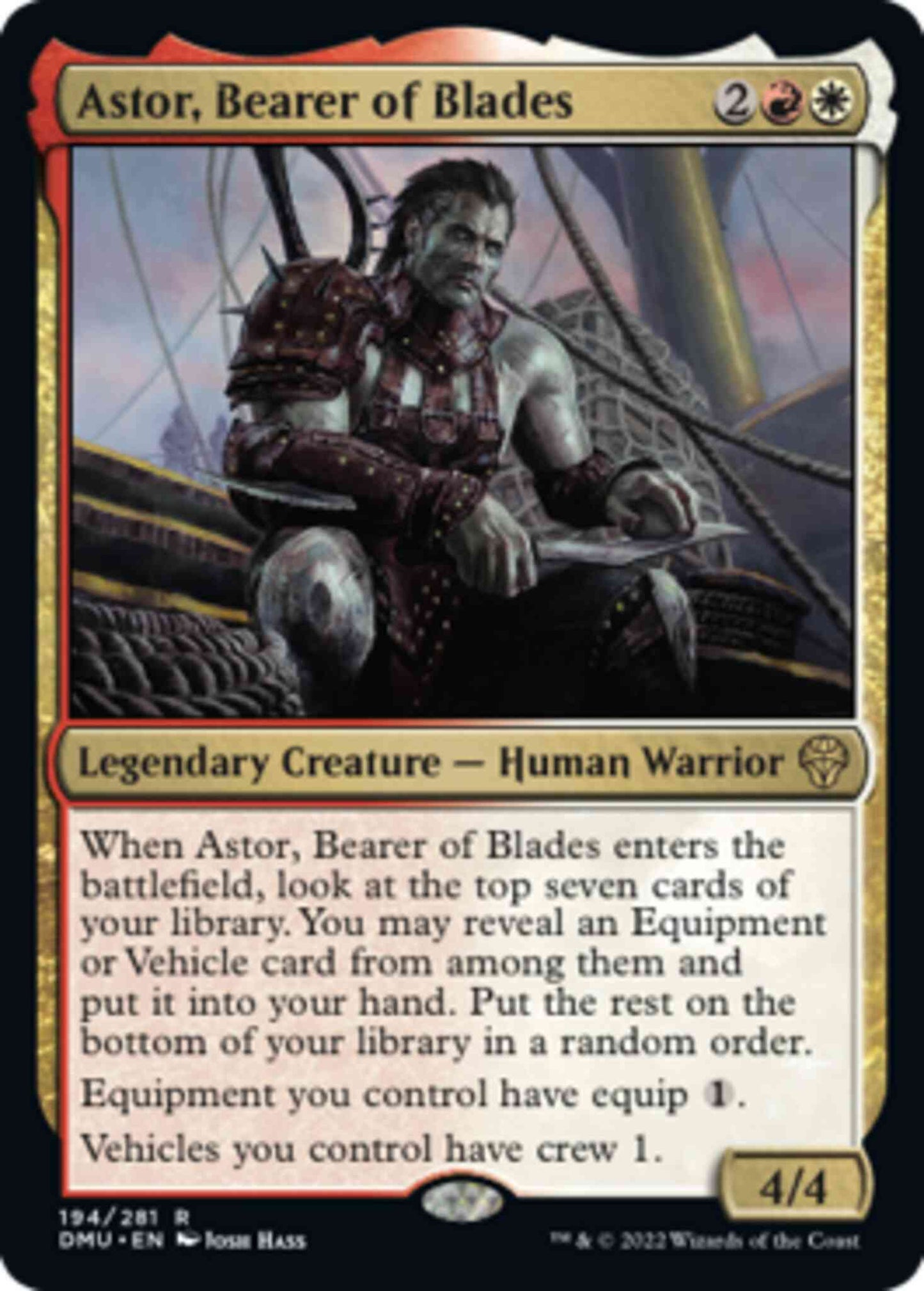 Astor, Bearer of Blades [194] [Dominaria United] [Non-Foil]