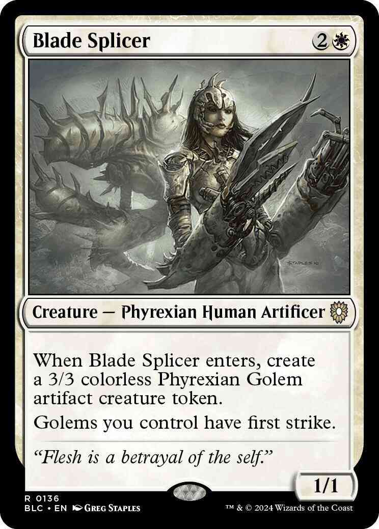 Blade Splicer [136] [Bloomburrow: Commander] [Non-Foil]