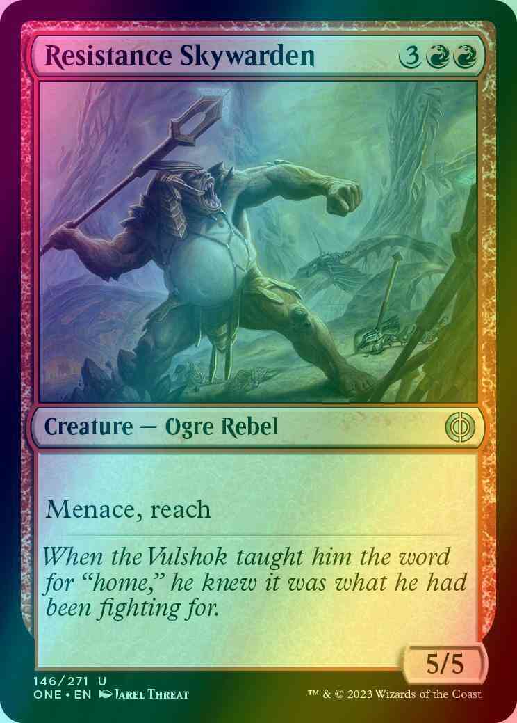 Resistance Skywarden [146] [Phyrexia: All Will Be One] [Foil]