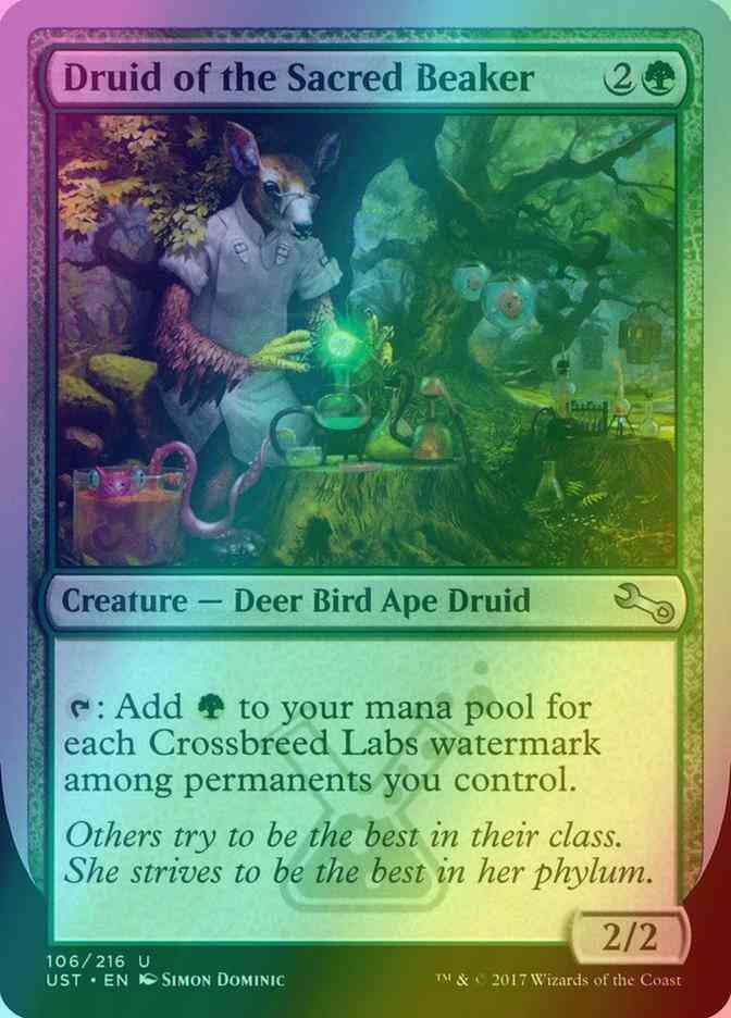 Druid of the Sacred Beaker [106] [Unstable] [Foil]