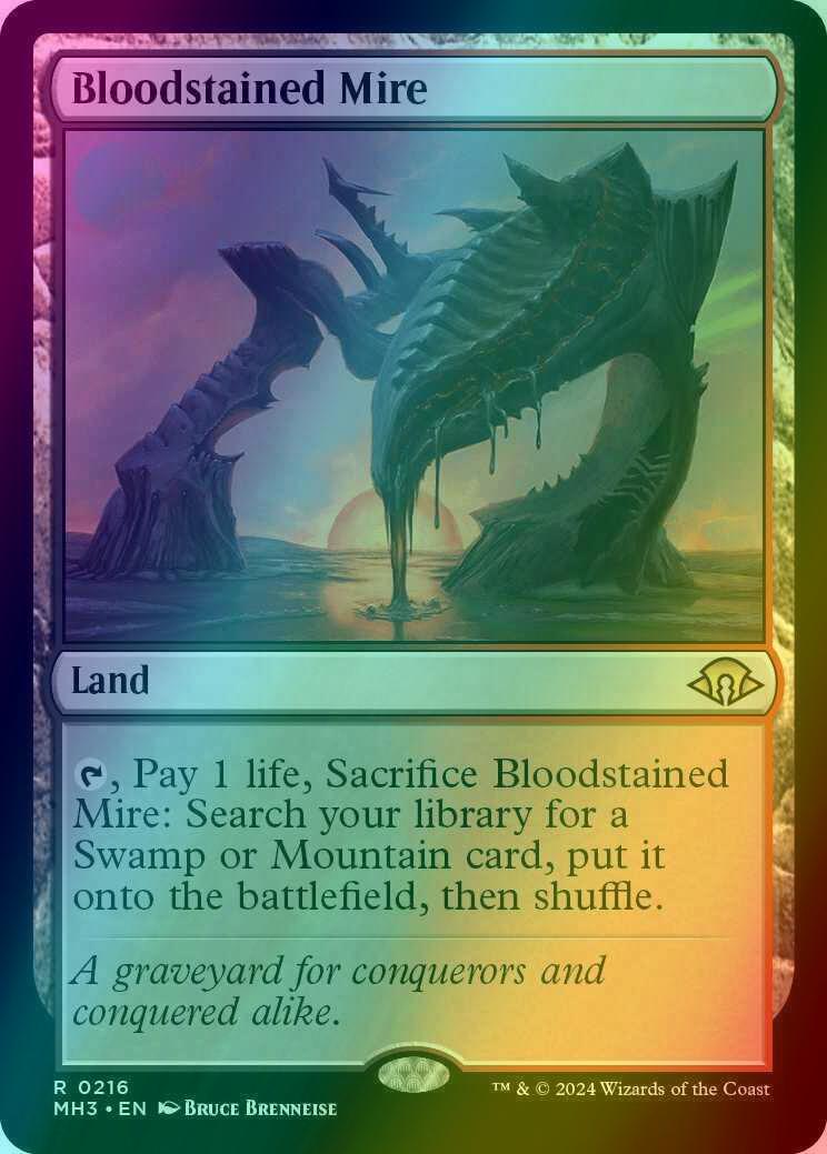 Bloodstained Mire [216] [Modern Horizons 3] [Foil]