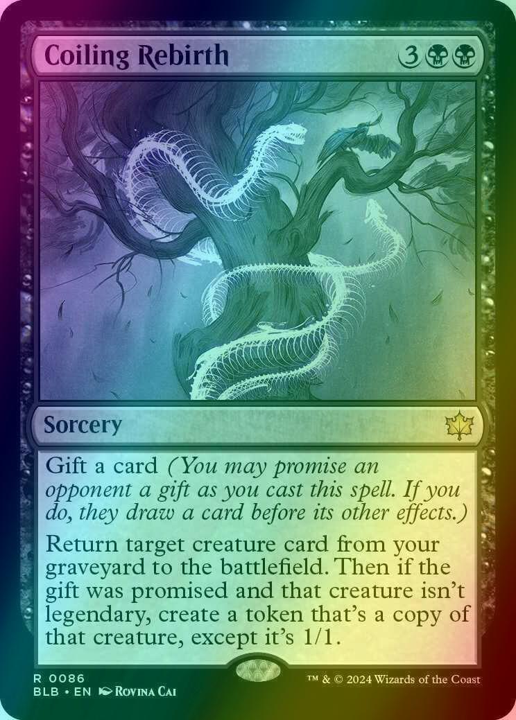 Coiling Rebirth [86] [Bloomburrow] [Foil]