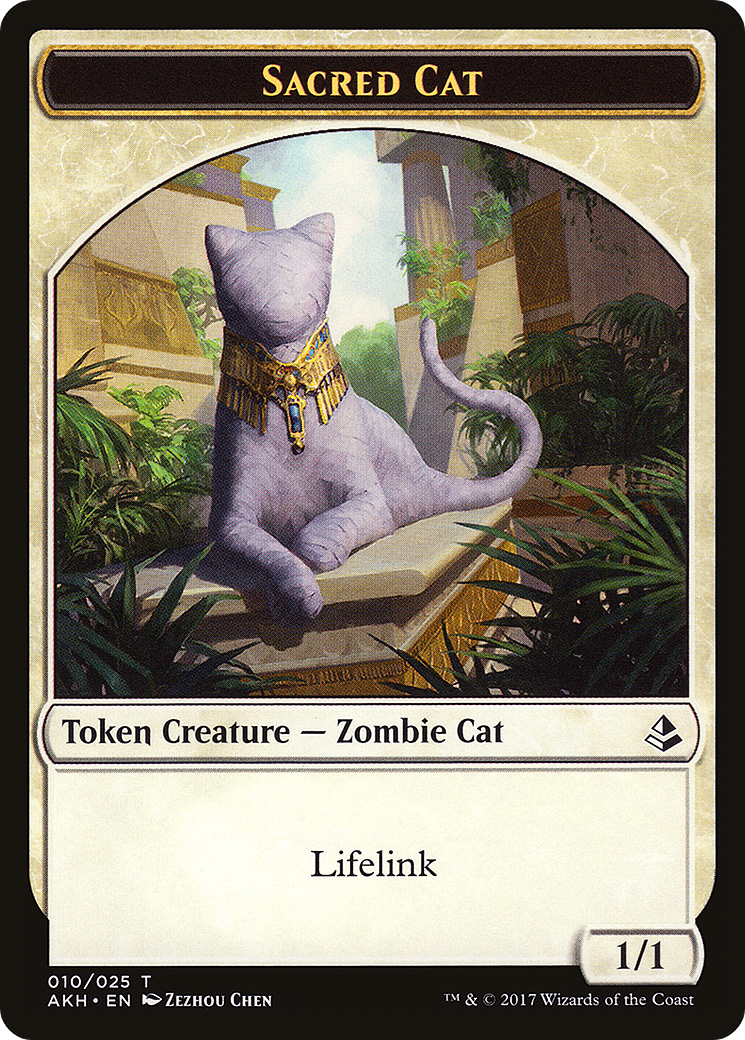 Insect Token (19) // Sacred Cat Token (10) [Amonkhet Tokens] [Non-Foil]