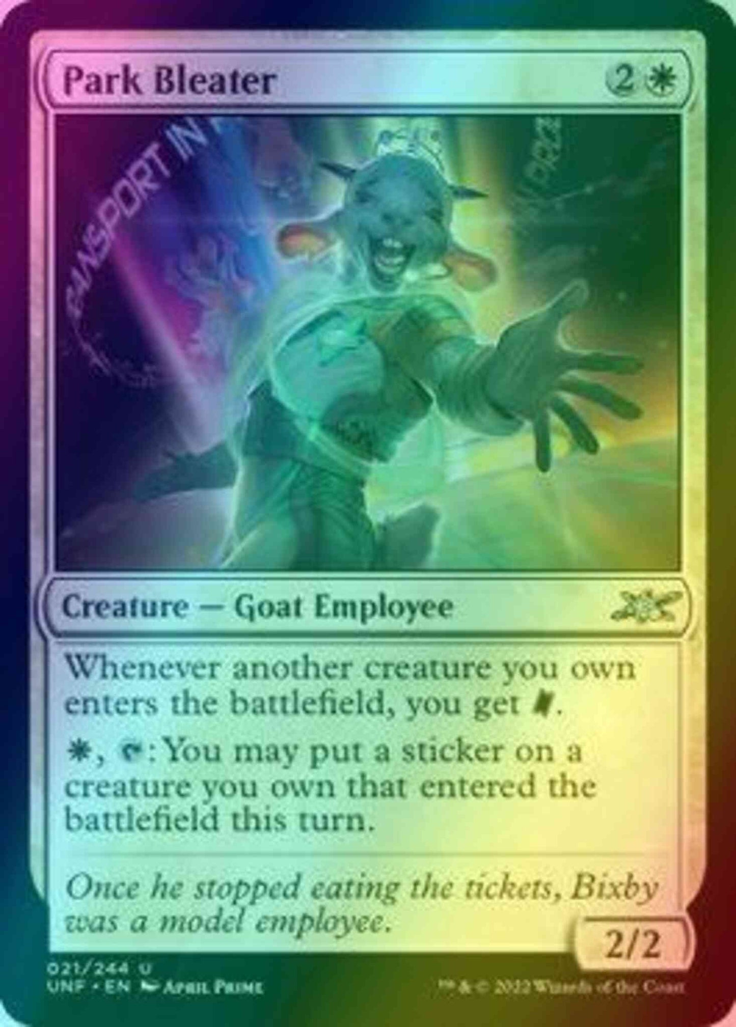 Park Bleater [21] [Unfinity] [Foil]