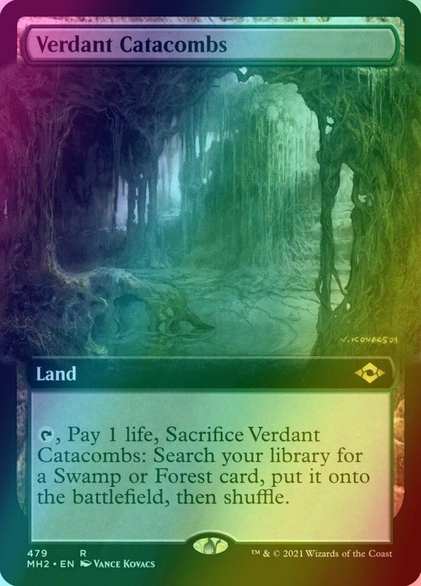 Verdant Catacombs [479] [Extended Art] [Modern Horizons 2] [Foil]
