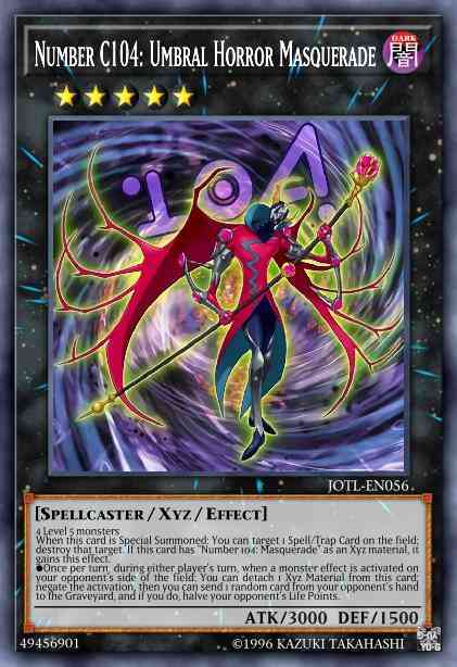 Number C104: Umbral Horror Masquerade - JOTL-EN056 - Ultimate Rare - Unlimited