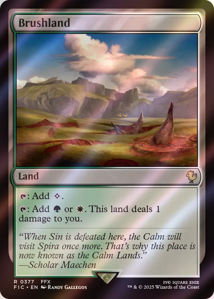 Brushland [377] [FINAL FANTASY: Commander] [Surge Foil]