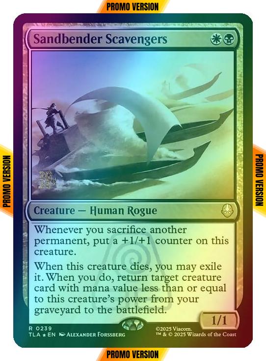 Sandbender Scavengers [239s] [Prerelease] [Avatar: The Last Airbender: Promos] [Foil]