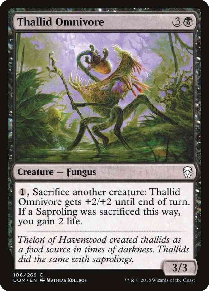 Thallid Omnivore [106] [Dominaria] [Non-Foil]