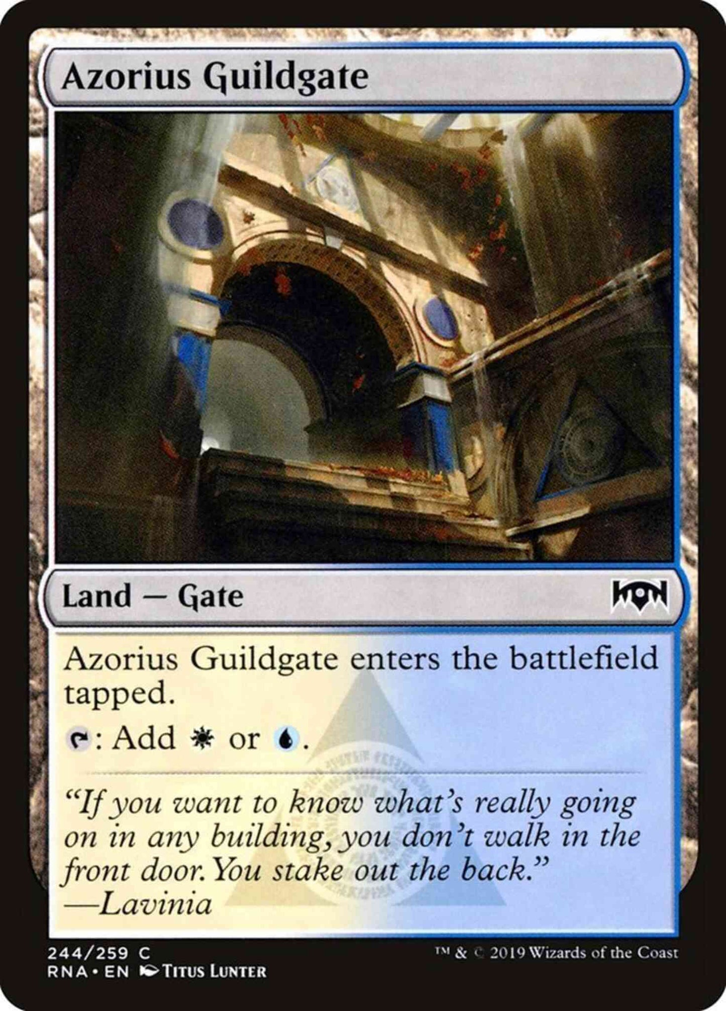 Azorius Guildgate [244] [Ravnica Allegiance] [Non-Foil]