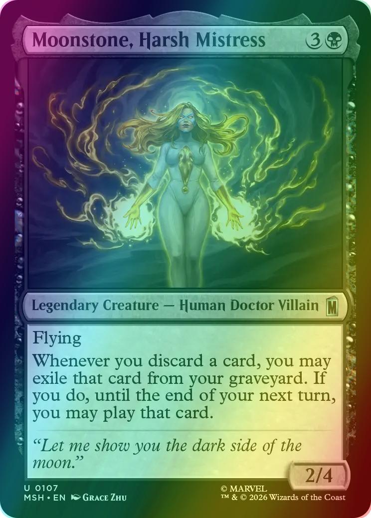 Moonstone, Harsh Mistress [107] [Marvel Super Heroes] [Foil]