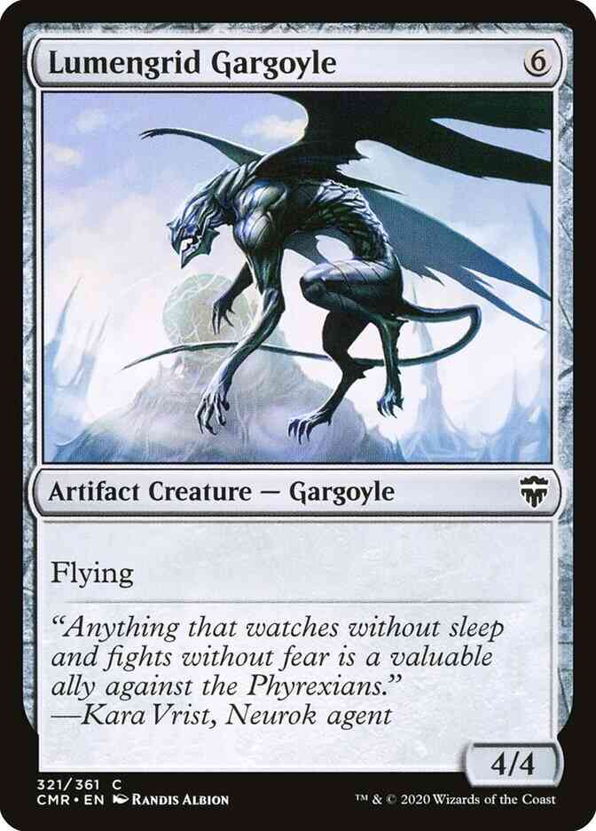 Lumengrid Gargoyle [321] [Commander Legends] [Non-Foil]