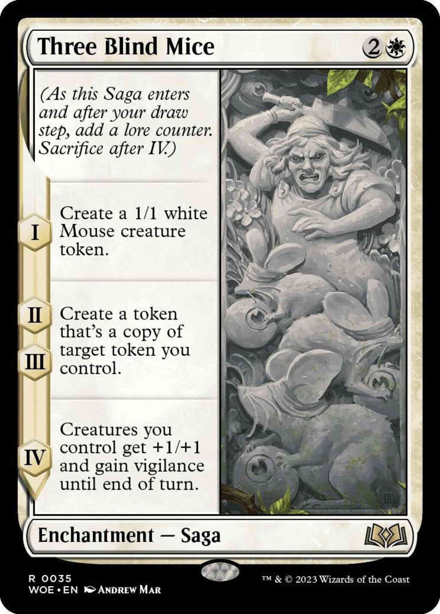 Three Blind Mice [35] [Wilds of Eldraine] [Non-Foil]