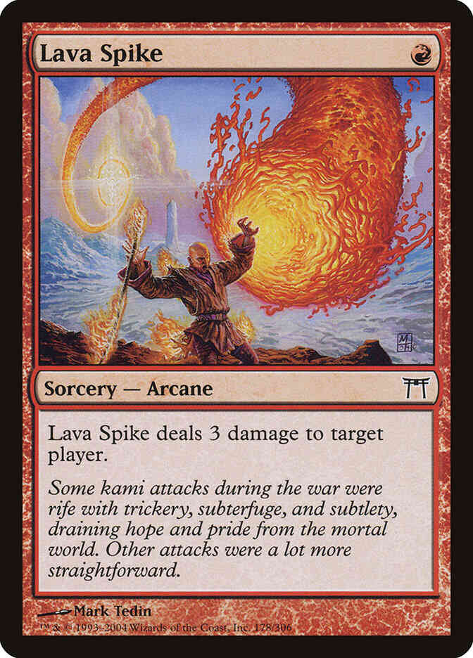 Lava Spike [178] [Champions of Kamigawa] [Non-Foil]
