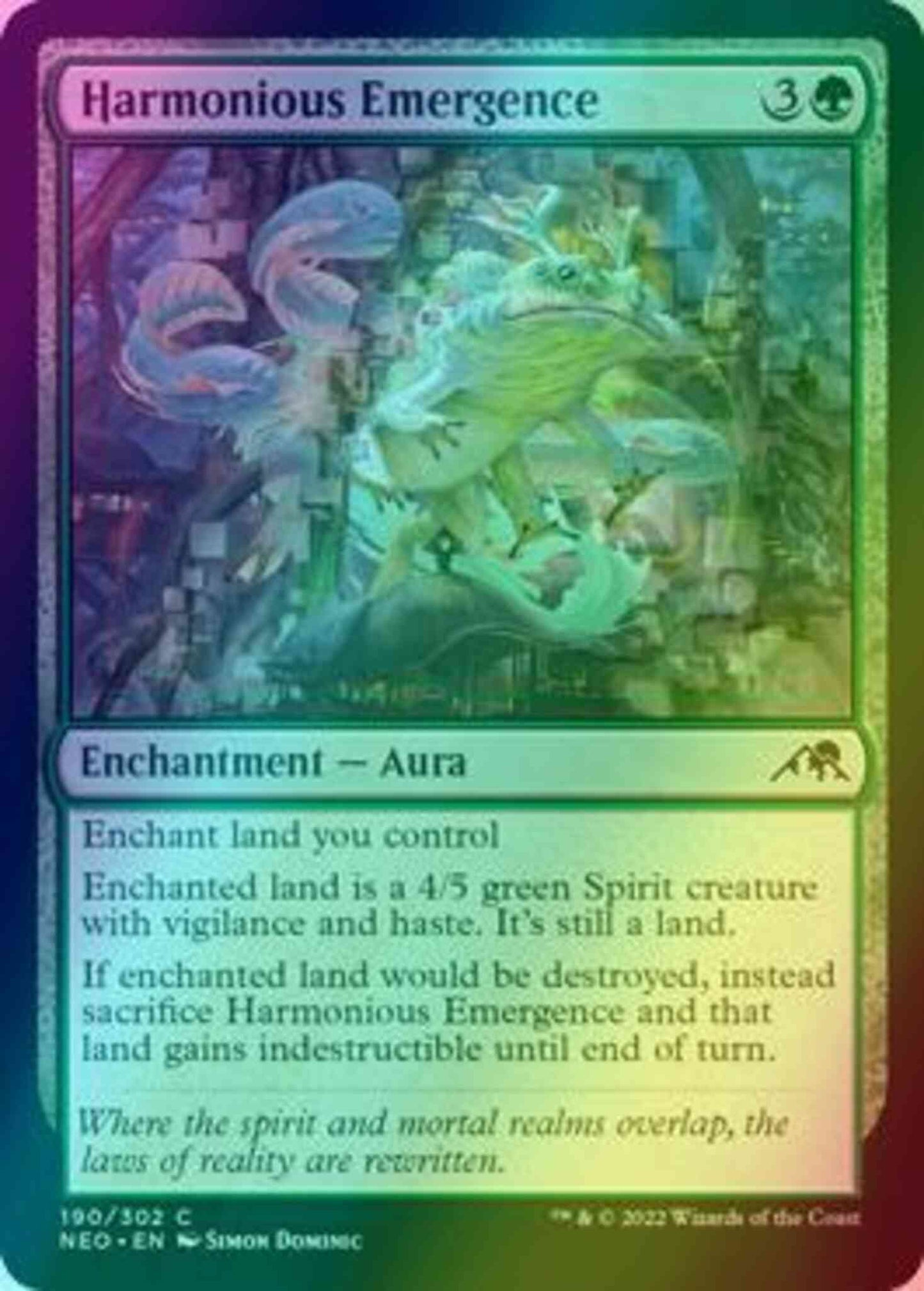 Harmonious Emergence [190] [Kamigawa: Neon Dynasty] [Foil]