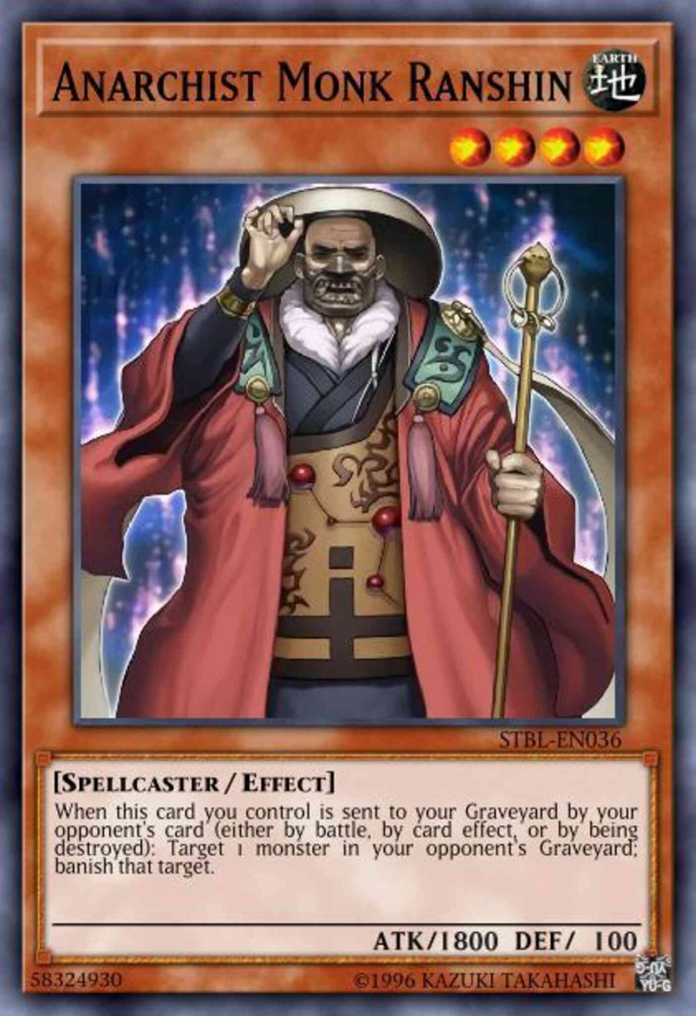 Anarchist Monk Ranshin - BP02-EN092 - Common - Unlimited