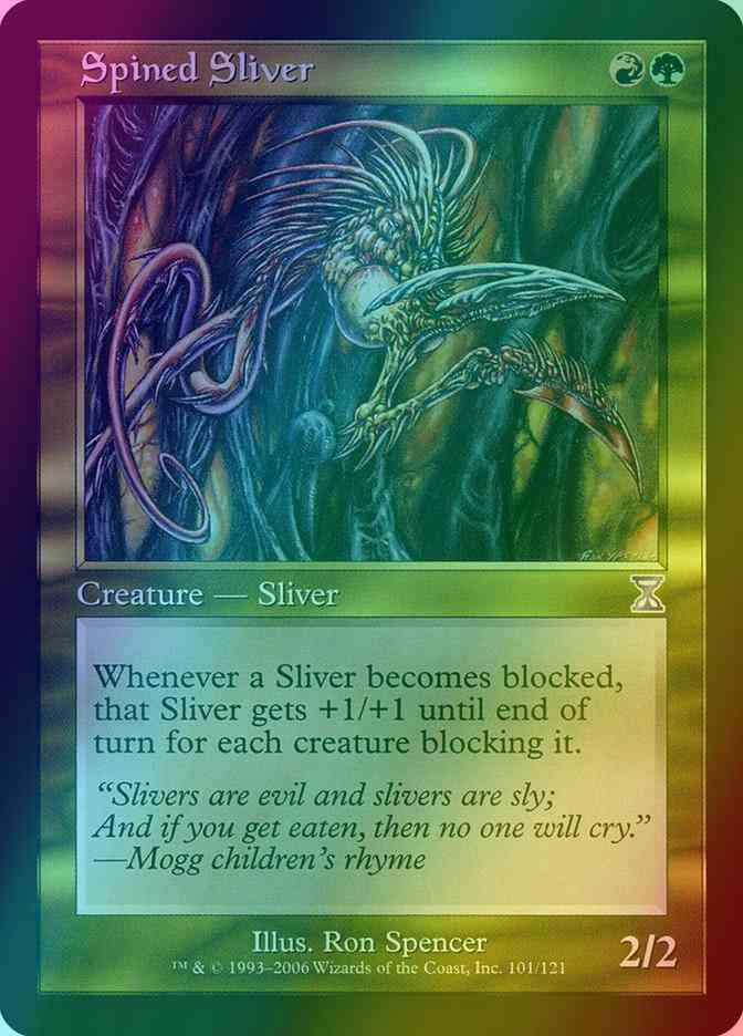 Spined Sliver [101] [Time Spiral Timeshifted] [Foil]