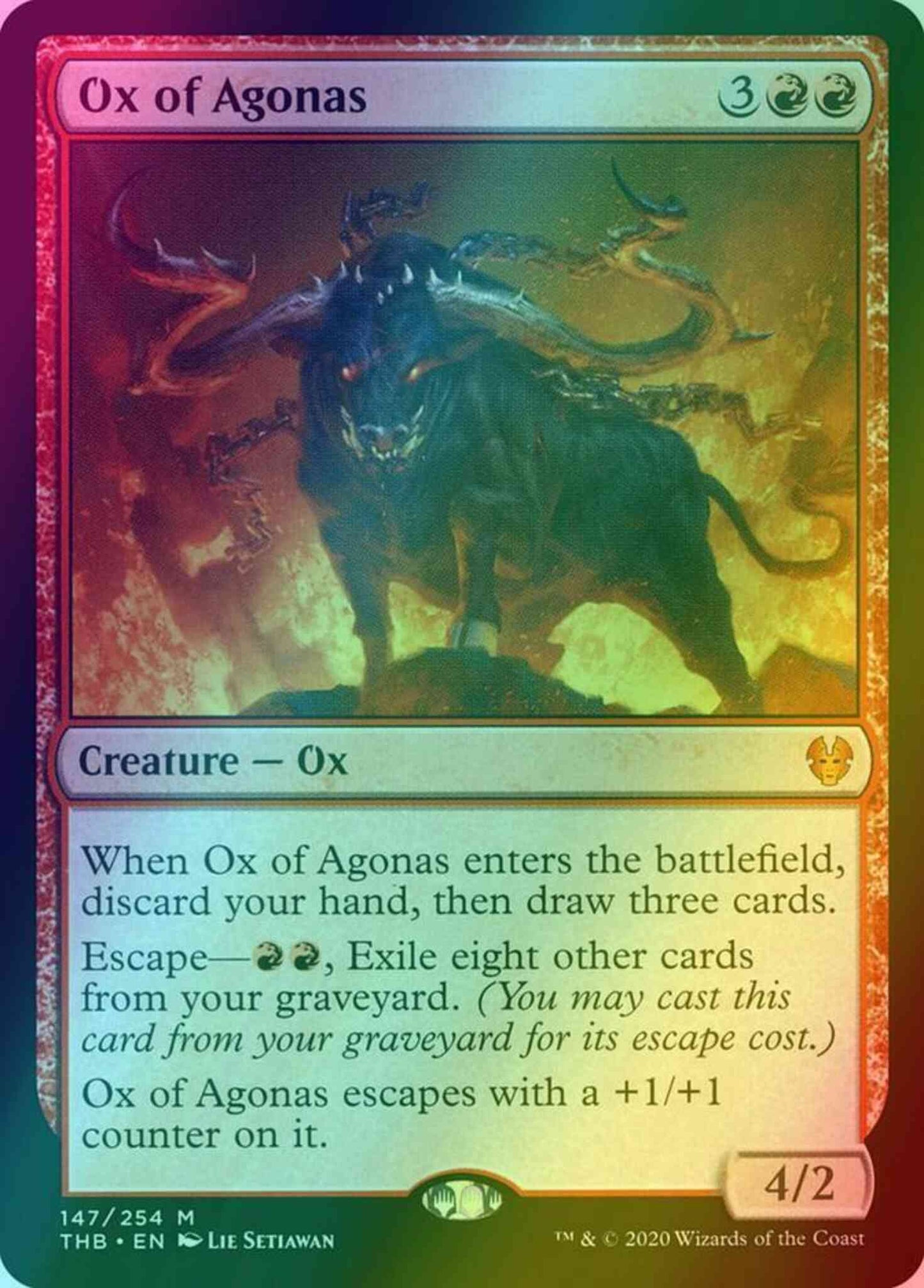 Ox of Agonas [147] [Theros Beyond Death] [Foil]