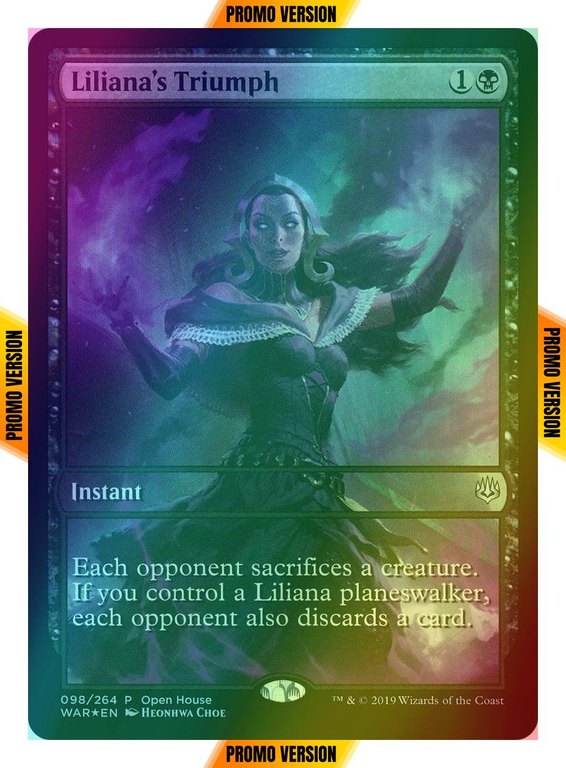Liliana's Triumph [98] [War of the Spark Promos] [Foil]