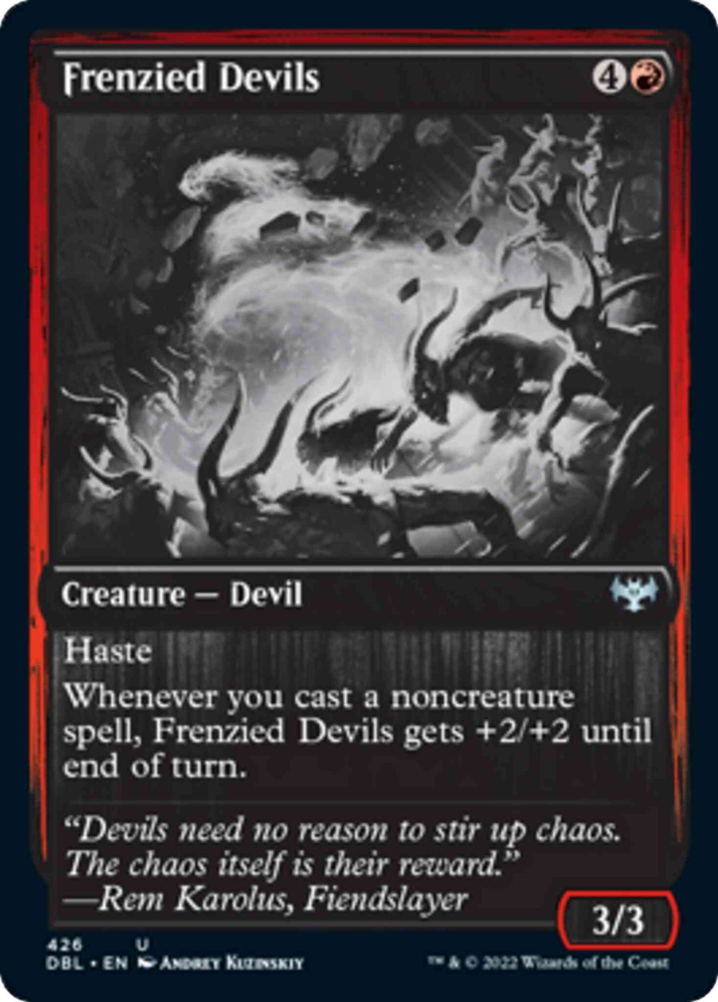 Frenzied Devils [426] [Innistrad: Double Feature] [Non-Foil]