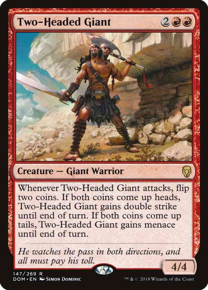 Two-Headed Giant [147] [Dominaria] [Non-Foil]