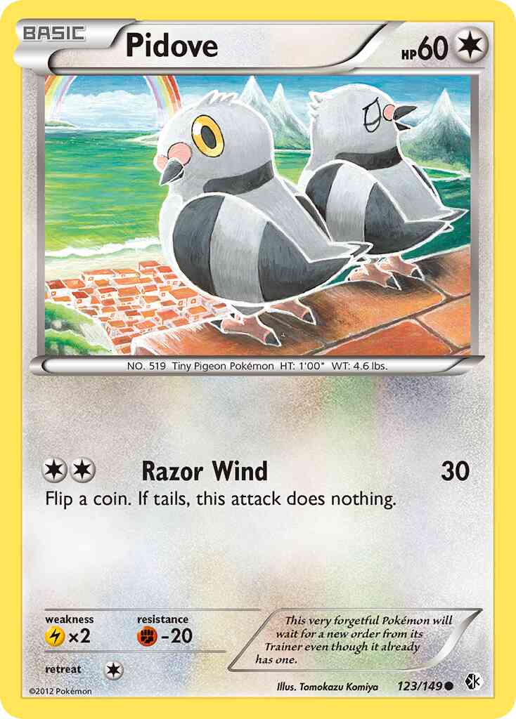 Pidove - 123/149 - Common [bw7-123] [Non-Holo]
